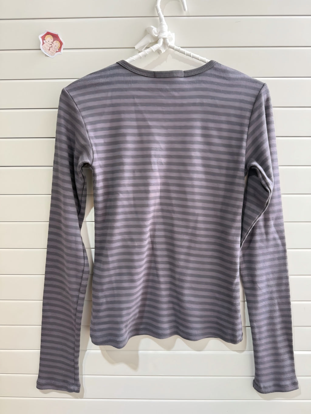 JASTIE Striped Long Sleeve Top Women T Shirts