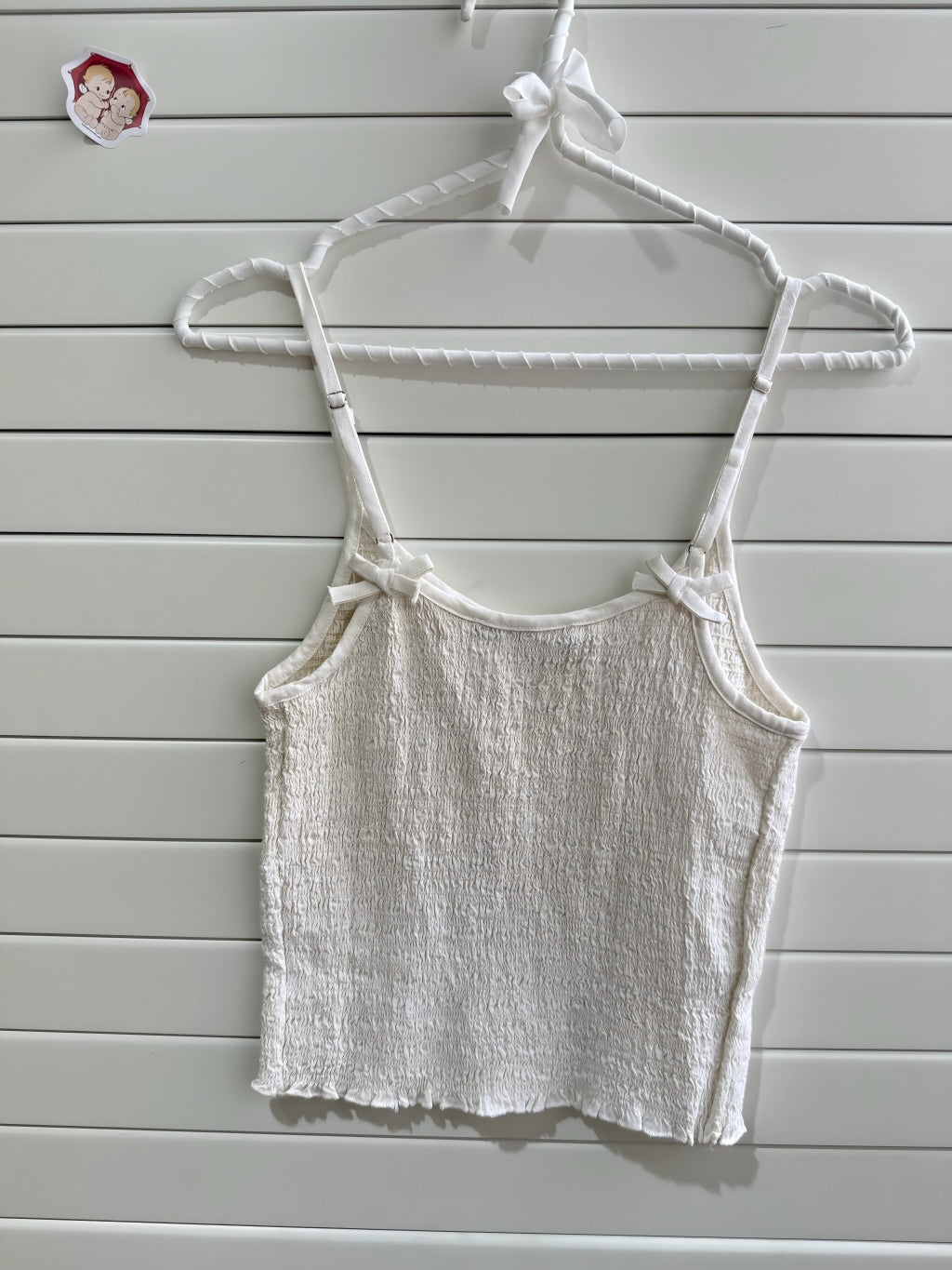 JASTIE Cutie Eleastic Ribbed Tank Crop Top Beige