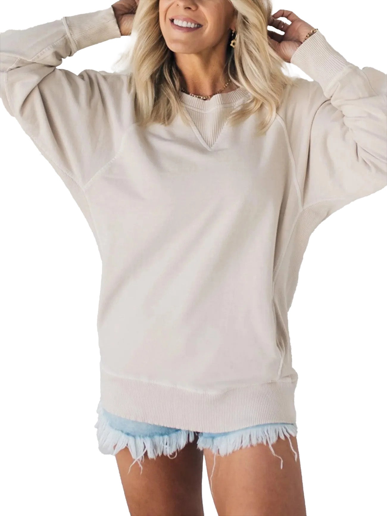 2025 Autumn Winter long sleeve sweatshirts O-Neck Pullover