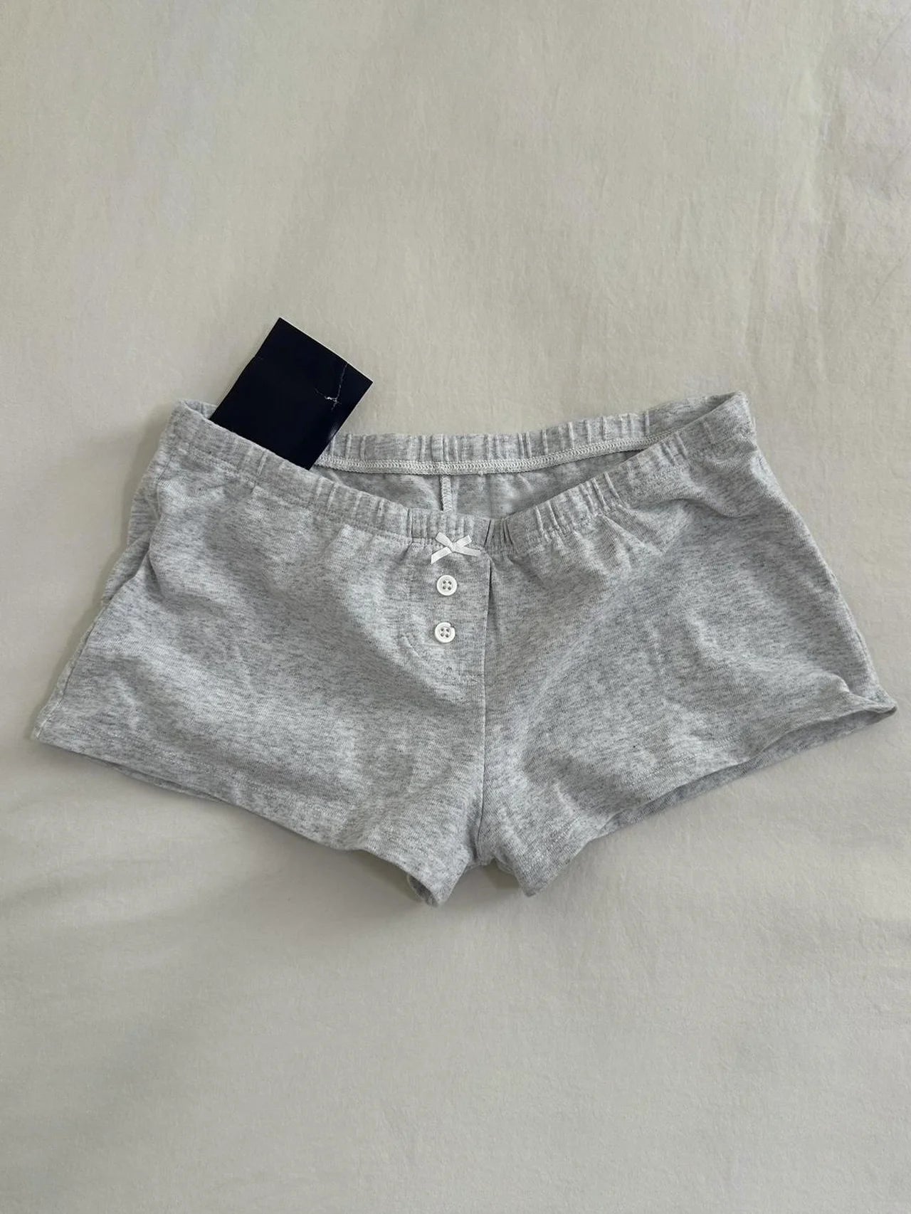Sweet Bow White Tank Shorts Cotton Set Women Lace Trim V-neck Vest+Buttons Straight Short Boxer Short Pant Cute Home Pajama Sets