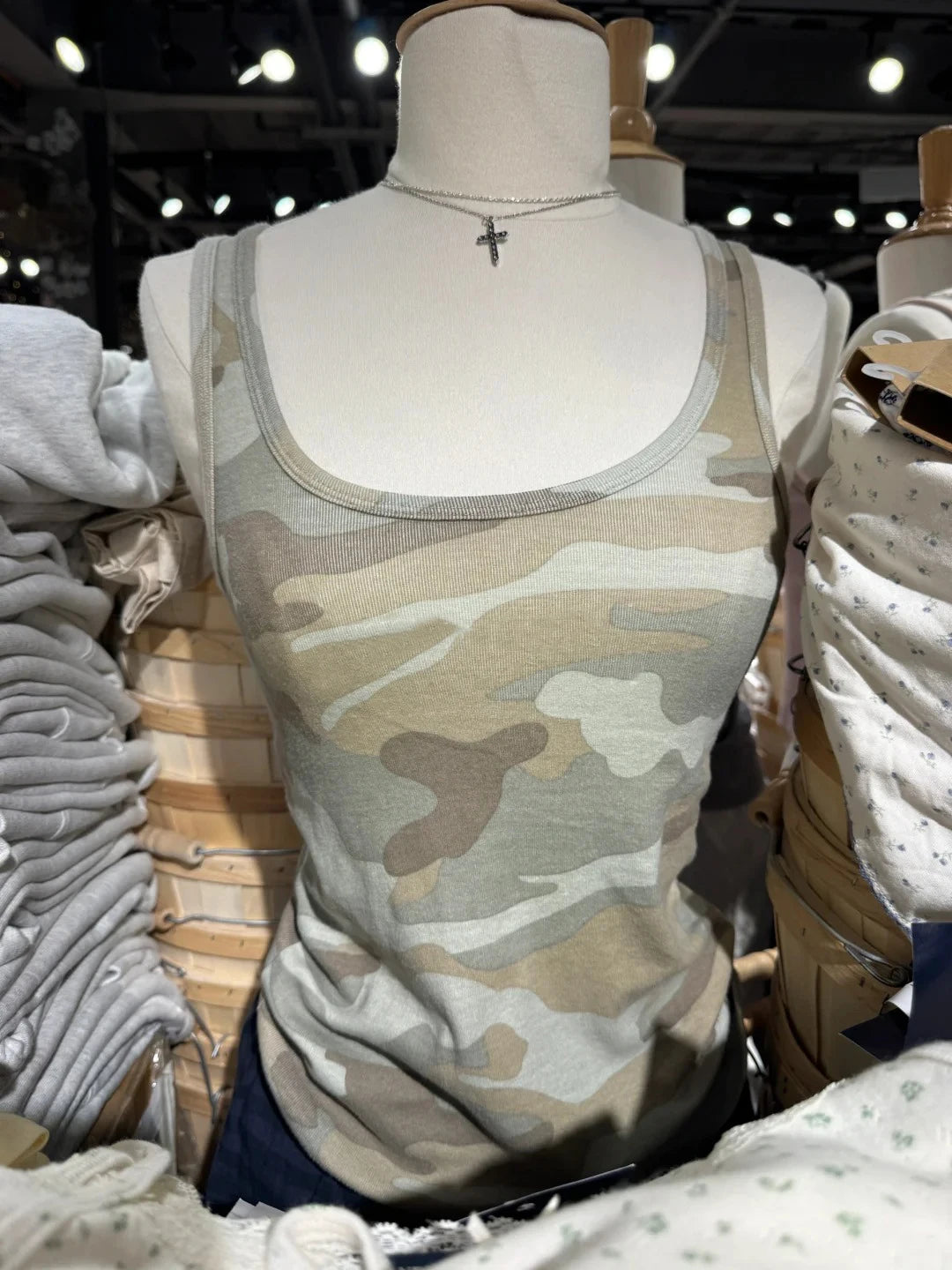 Y2K Camouflage Slim Camisole Women Summer New Streetwear Cotton Sleeveless Tank Top Female Casual Vintage Preppy Style Vest Tops
