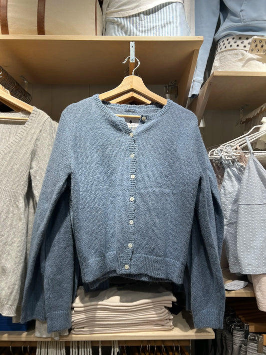 Solid Sweater Cardigan Simple Spring Round Neck Single Breasted Long Sleeve Cotton Knitwear Casual Simple All-match Sweaters