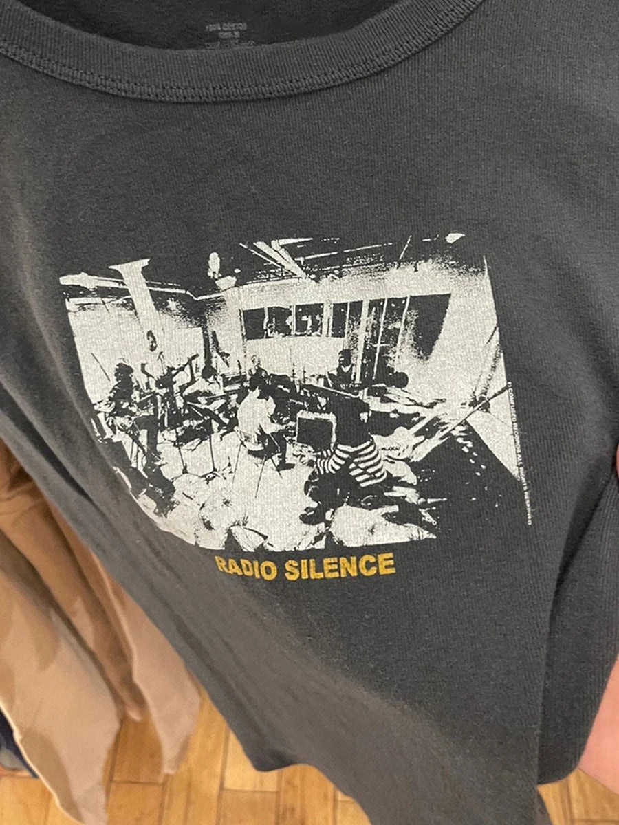Black Rock Band Print T-shirts Women Summer O-neck Casual Cotton Short Sleeve Tees Female Streetwear Vintage Y2K Tops