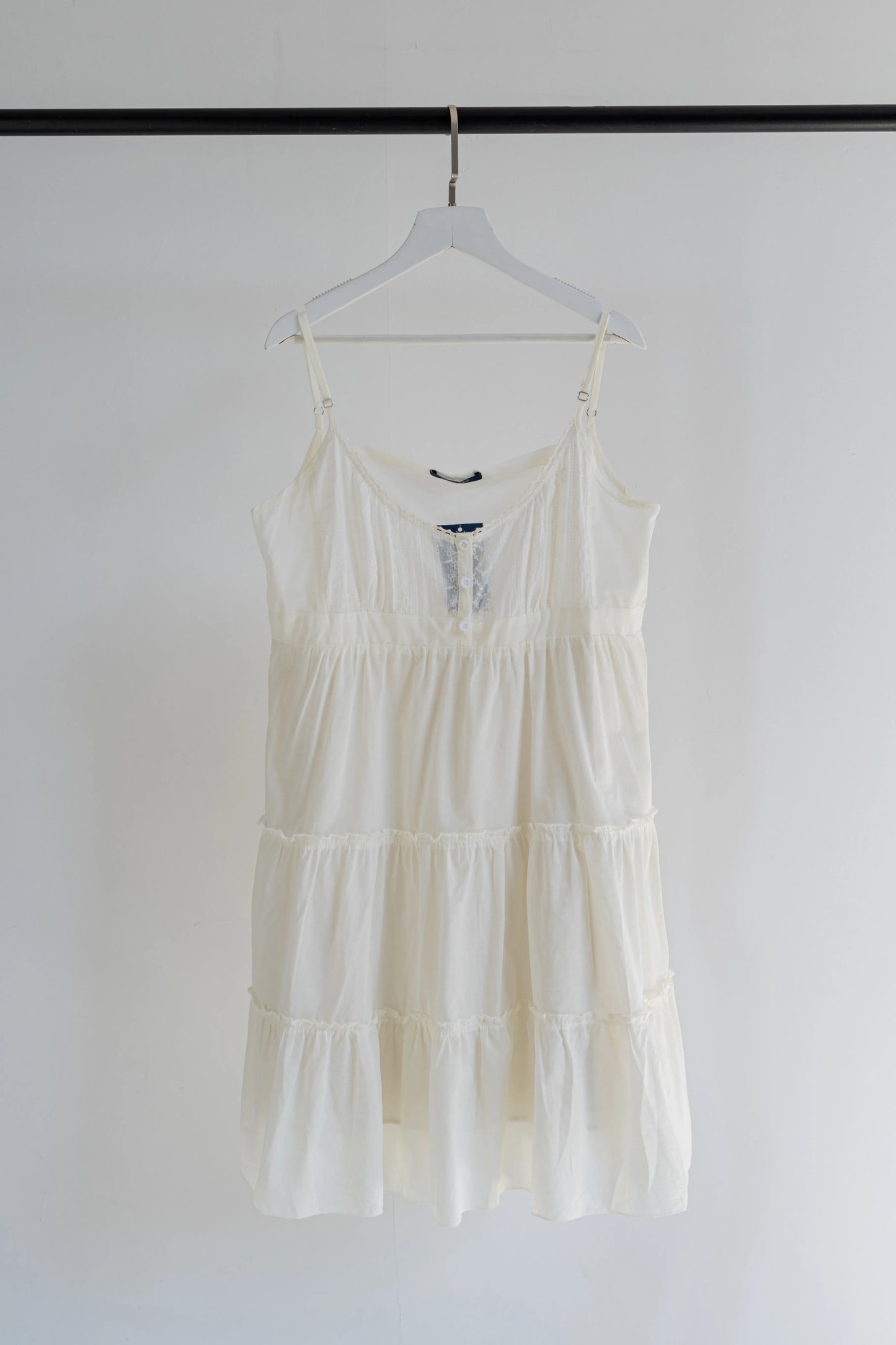 Lace Trim White A-line Dress Women New Elastic Waist V-neck Sleeveless Mini Dresses Vintage Preppy Style Sweet Short Vestido Y2K