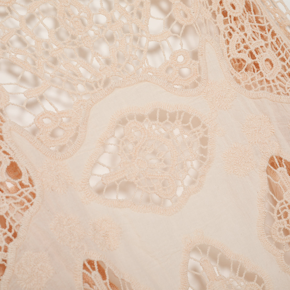 Haut cache-cœur en crochet avec patch hippie froal Nube