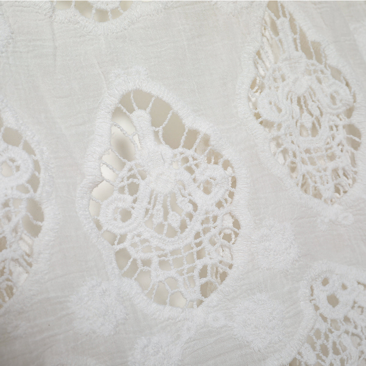 Hippie Froral Patch Crochet Cover Up Top