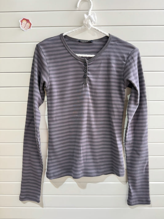 JASTIE Striped Long Sleeve Top Women T Shirts