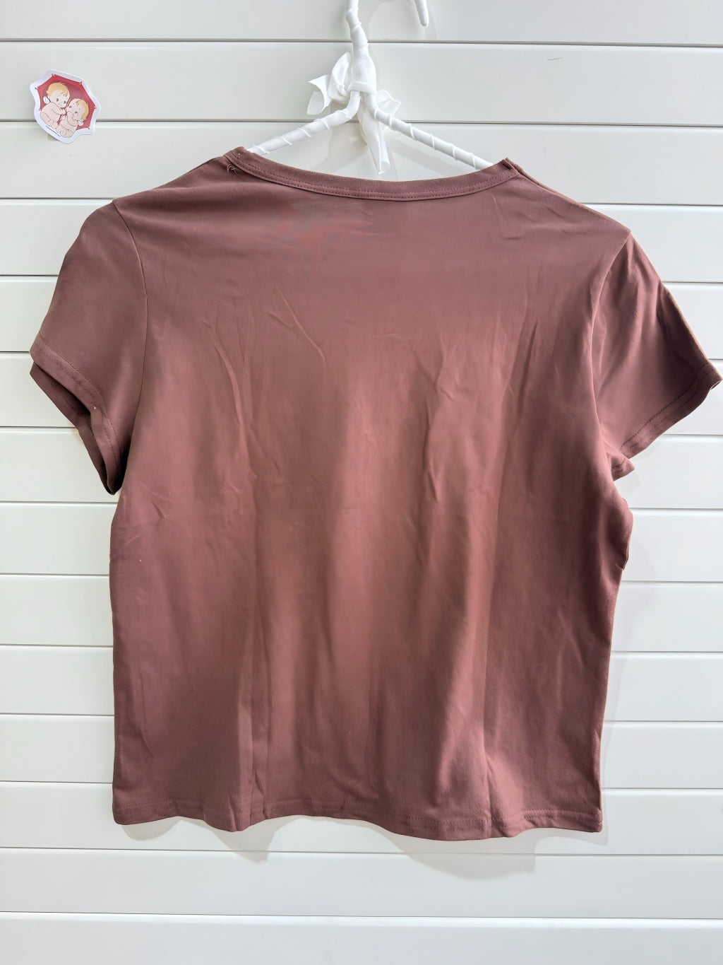 JASTIE Print NEW YORK Tee Graphic T Shirt Brown