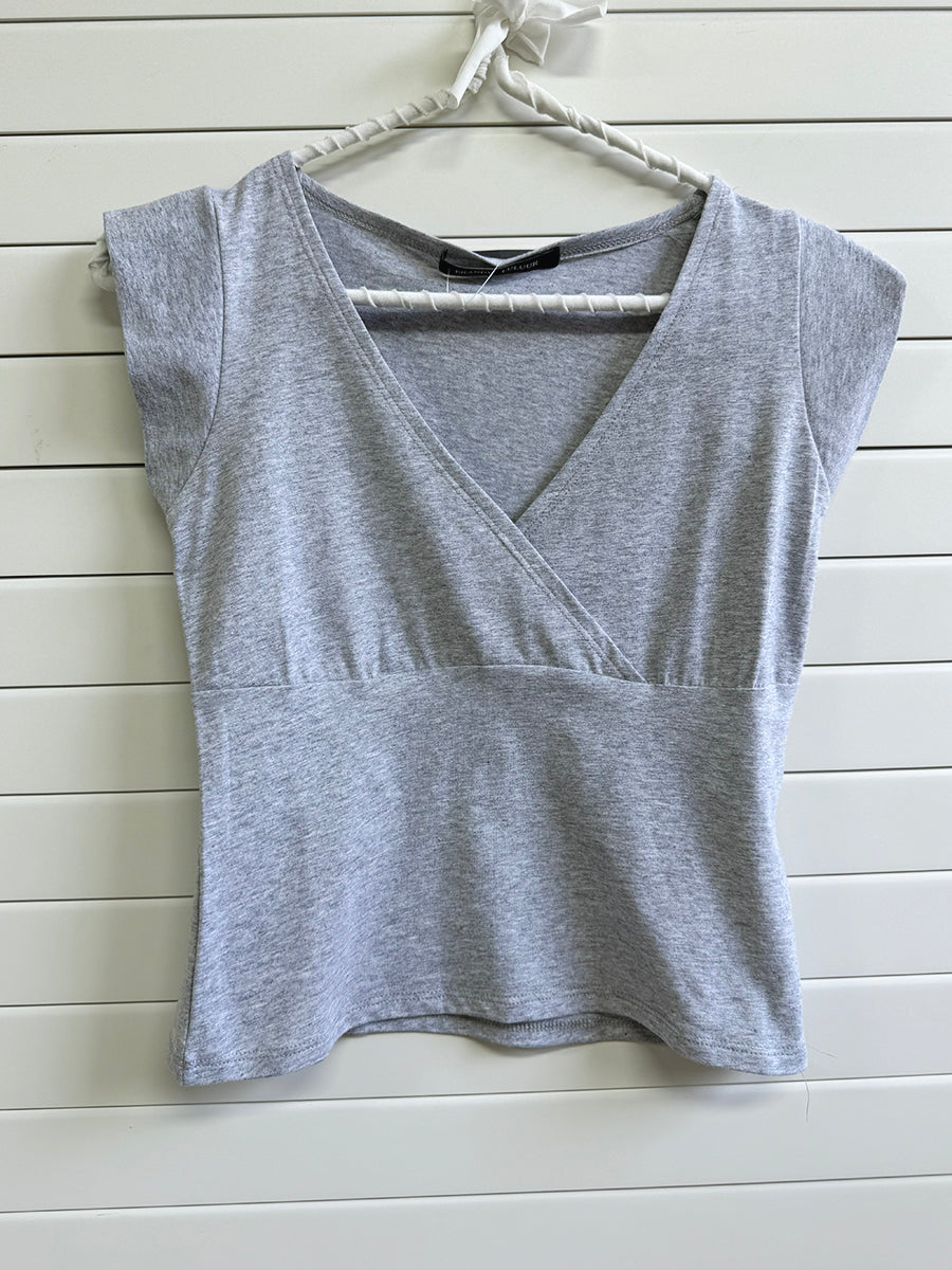 Rose V-neck Sleeveless Ballecore Vests Y2K