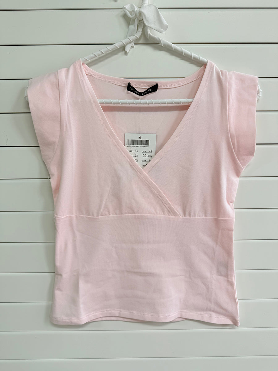 Rose V-neck Sleeveless Ballecore Vests Y2K