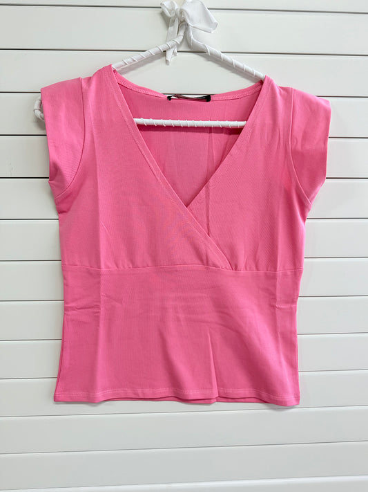 Rose V-neck Sleeveless Ballecore Vests Y2K
