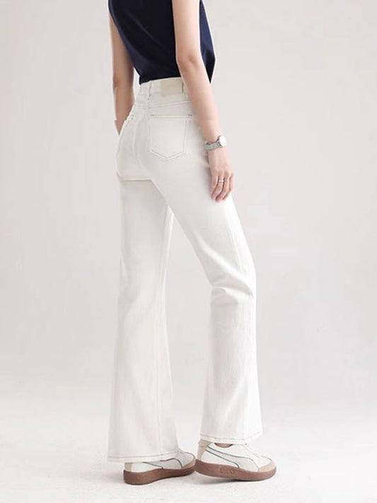 ABP3009WT White Flared Jeans