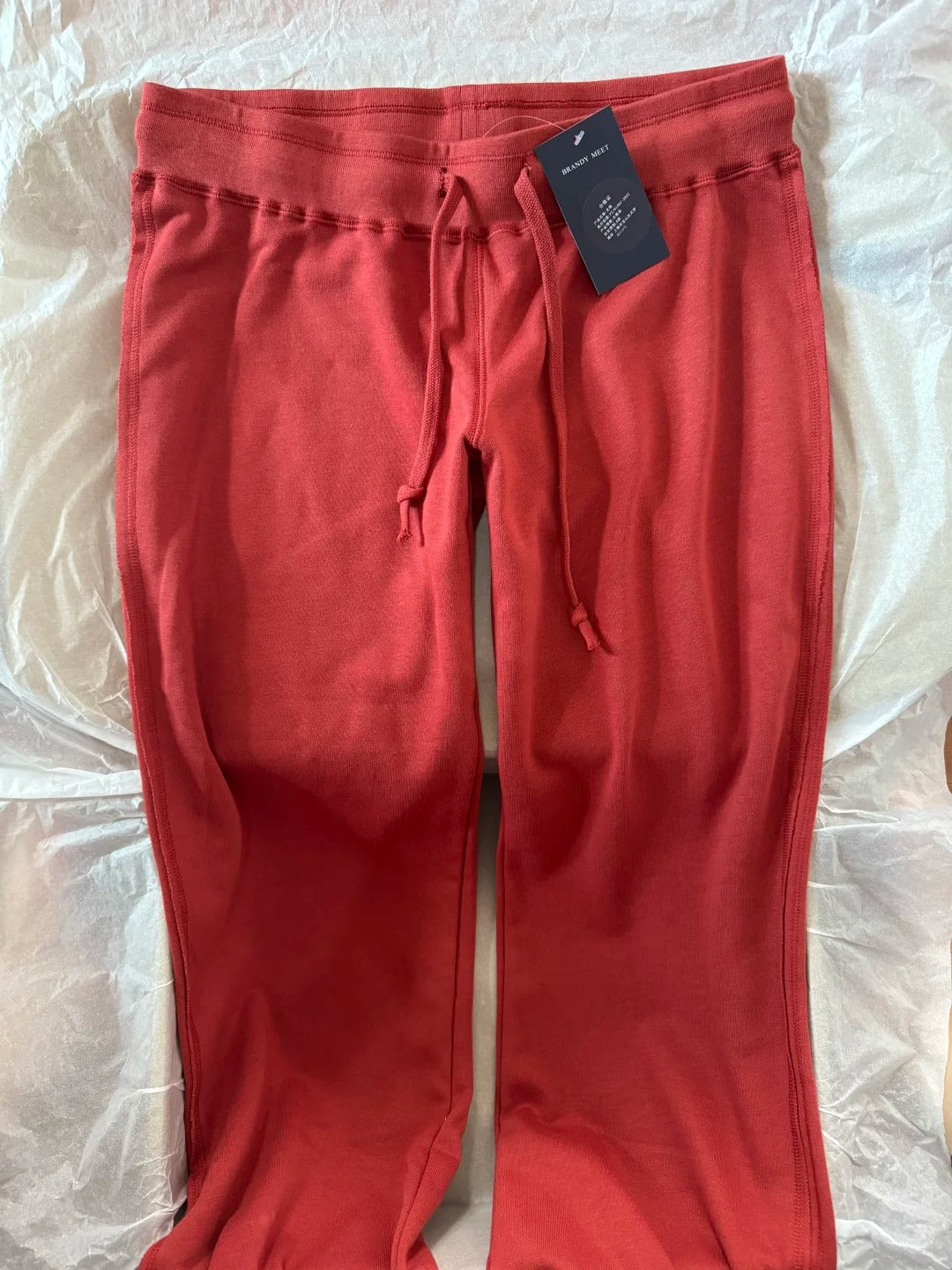 Sweet Solid Drawstring Joggers Sweatpants Women