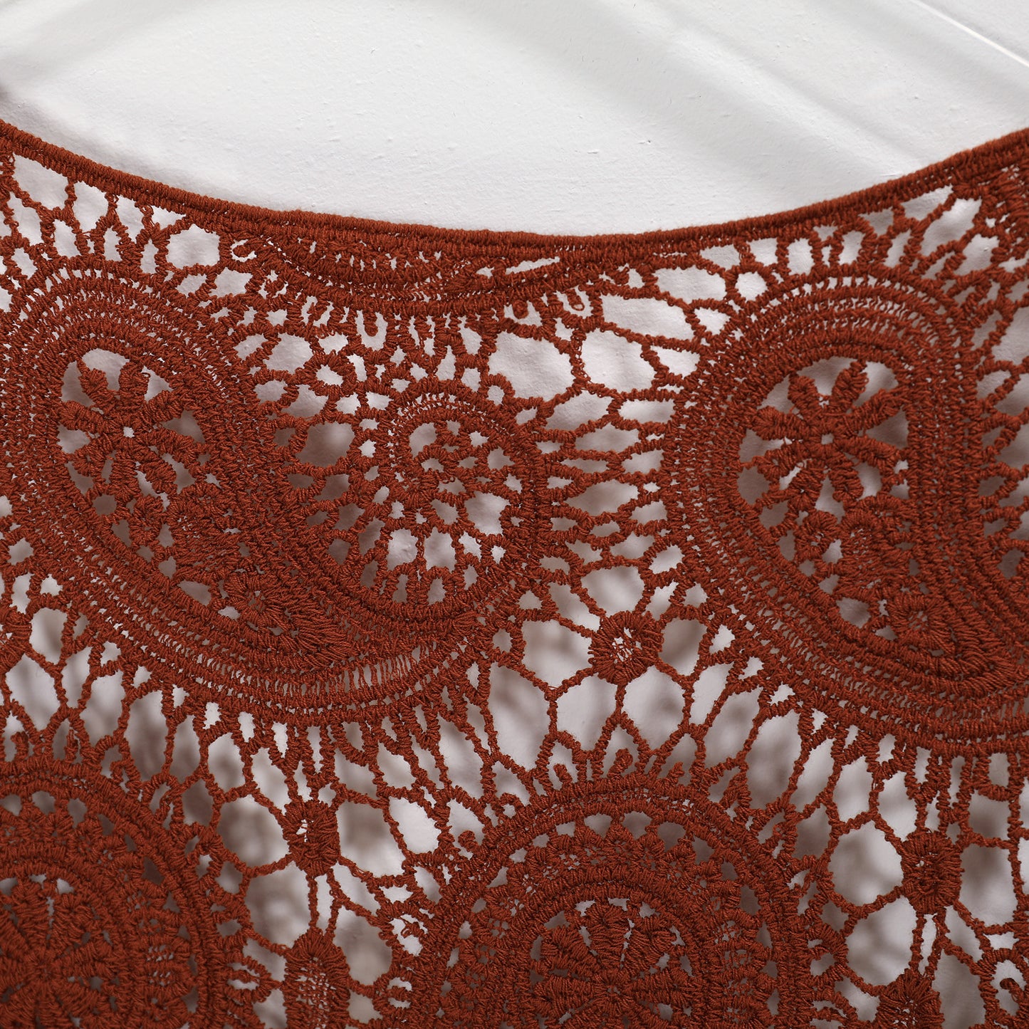 JASTIE Women's Cotton Crochet Vest Boho Hollow Out Sleeveless Cardigan Vintage Paisley Knit Beach Cover Up