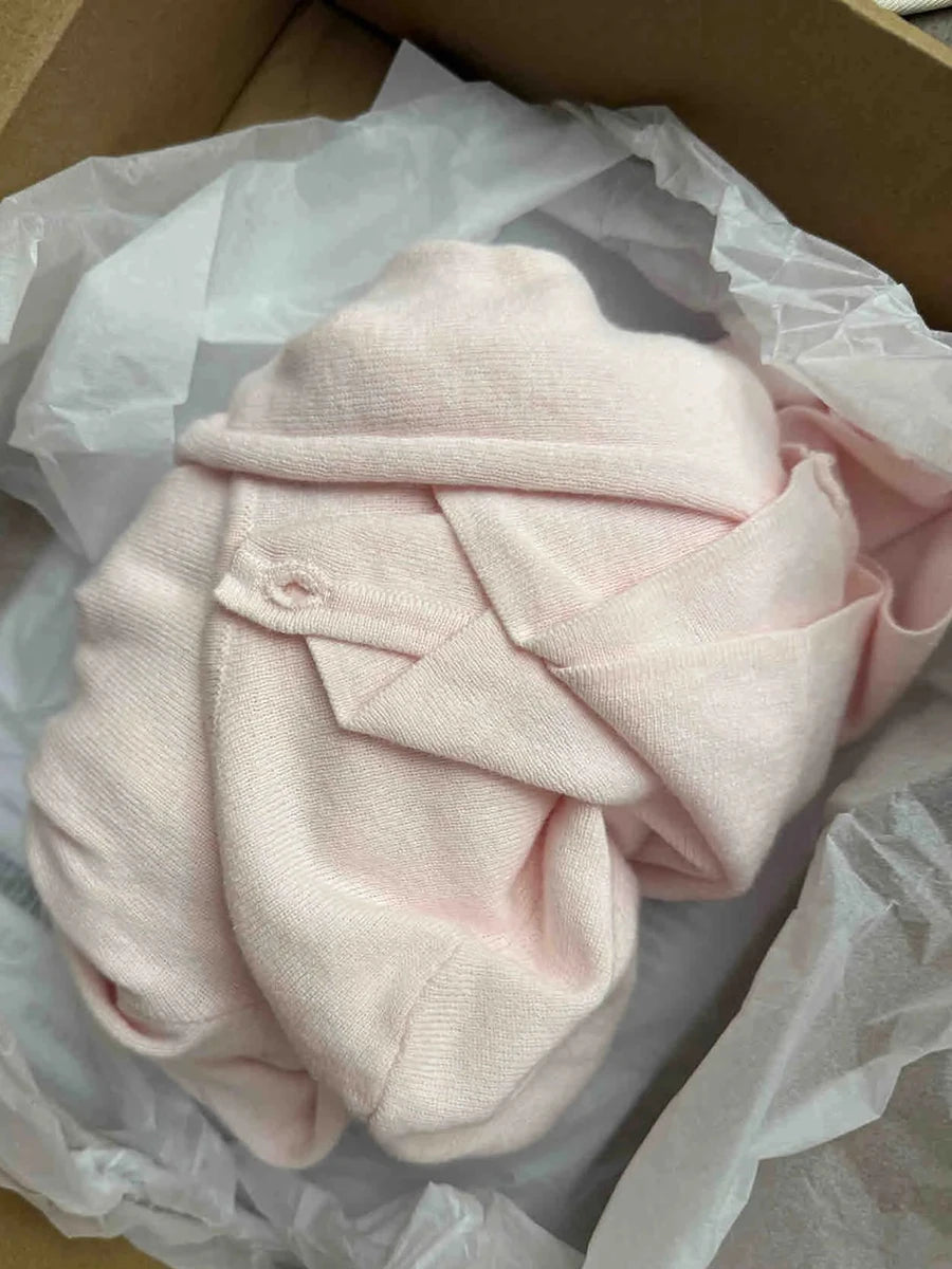 Pink Cute Cotton Knitted Cardigan Women Autumn New Casual Streetwear Buttons Long Sleeve Coat Sweet Preppy Style Sweaters Tops