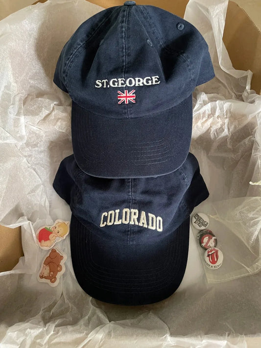American Vintage Baseball Cap Women Simple Casual Letter Embroidery Sunscreen Hat Femme Sweet Preppy Style Snapback Hats y2k