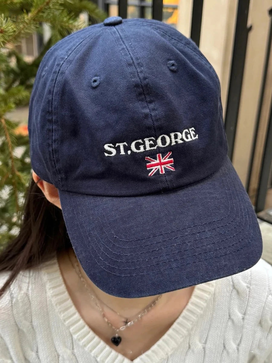 American Vintage Baseball Cap Women Simple Casual Letter Embroidery Sunscreen Hat Femme Sweet Preppy Style Snapback Hats y2k
