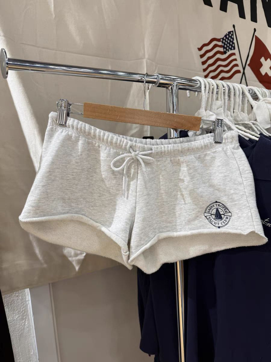 Drawstring Straight Short Pant Sweet Sport Shorts