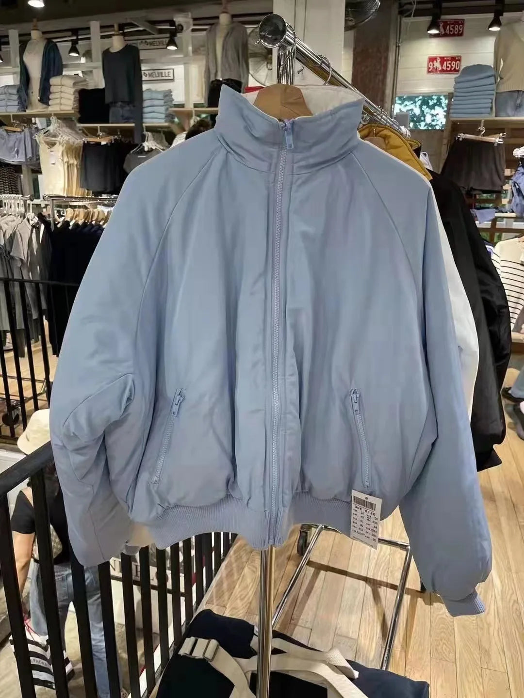 Sweet Double-sided Loose Jacket Women Stand Collar Solid Cotton Warm Casual Outerwear Street Vintage Chic Jackets Tops Female