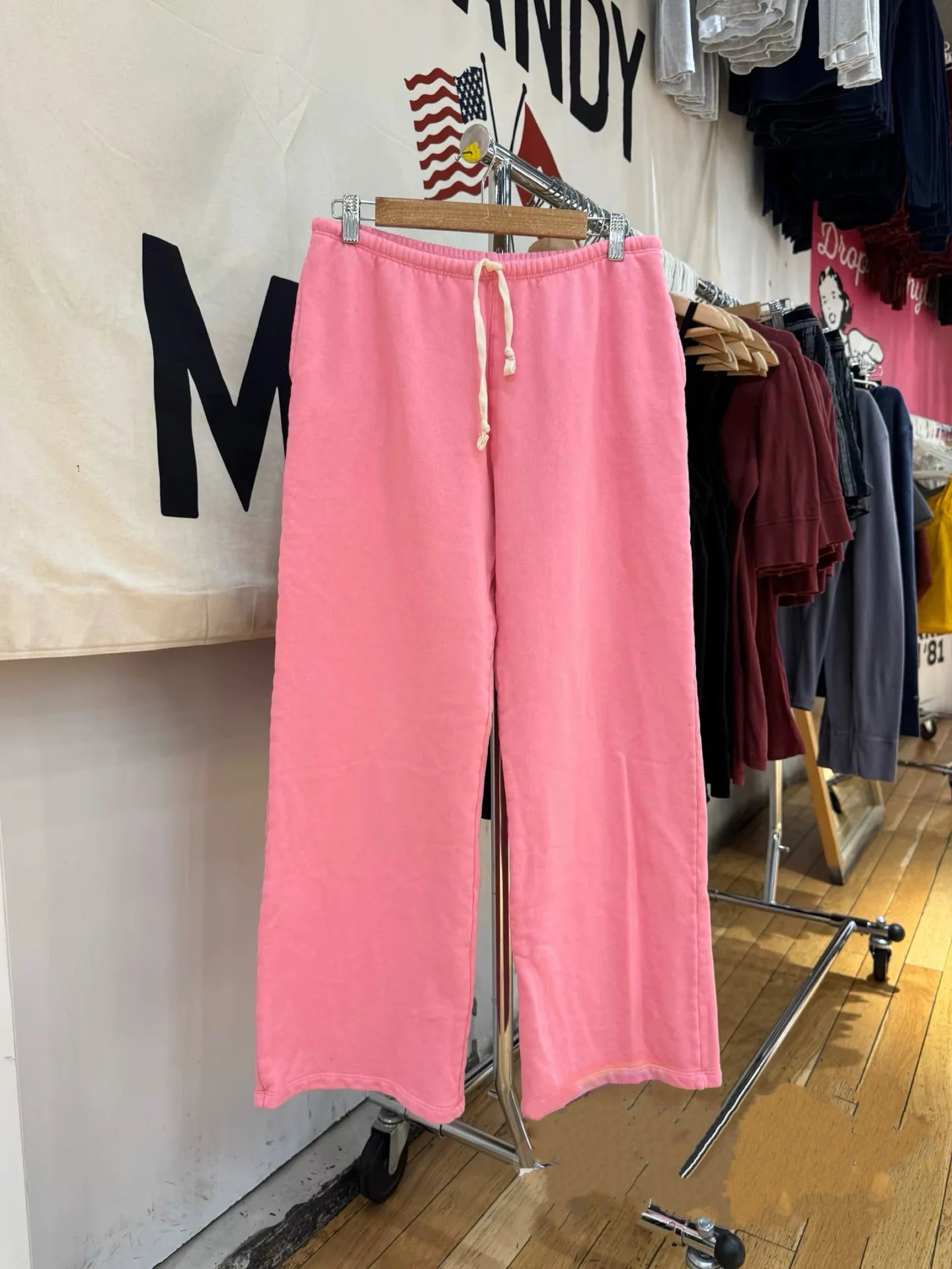 Solid Drawstring Straight Sweatpants Women Streetwear Cotton Simple Casual High Waist Trousers Vintage Chic Sport Long Pants Y2K