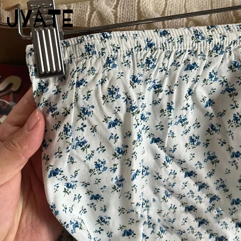 Fashion Drawstring Loose Straight Shorts Women Summer New Casual High Waist Home Underwear Preppy Style Vintage Chic Short Pants
