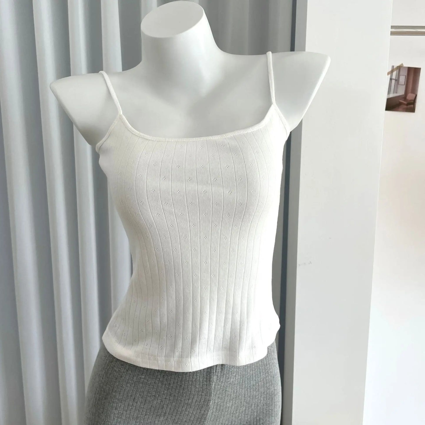 Square Collar Floral Print Camisole Women Summer Simple Streetwear Slim Cotton Sleeveless Vests Sweet Preppy Style Tank Tops