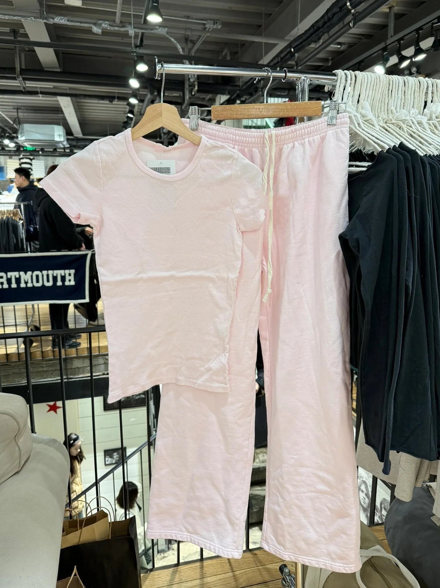 Electric Blue Basic T-shirt Pant Sets Women Casual O-neck Short Sleeve Tee+Straight Sweatpant Cute Preppy Style 2 Piece Set Y2K