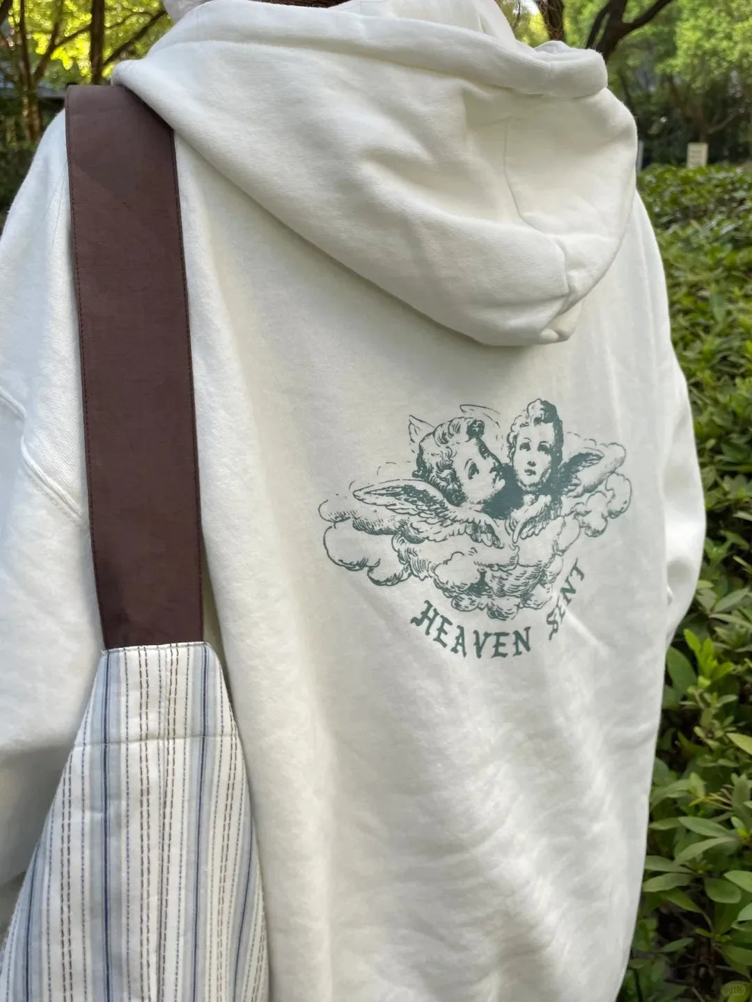 Pocket Zip-up Sweatshirts Tops Women White Cotton Casual Drawstring Pullover Coat Vintage Preppy Style Oversized Hoodie Y2K