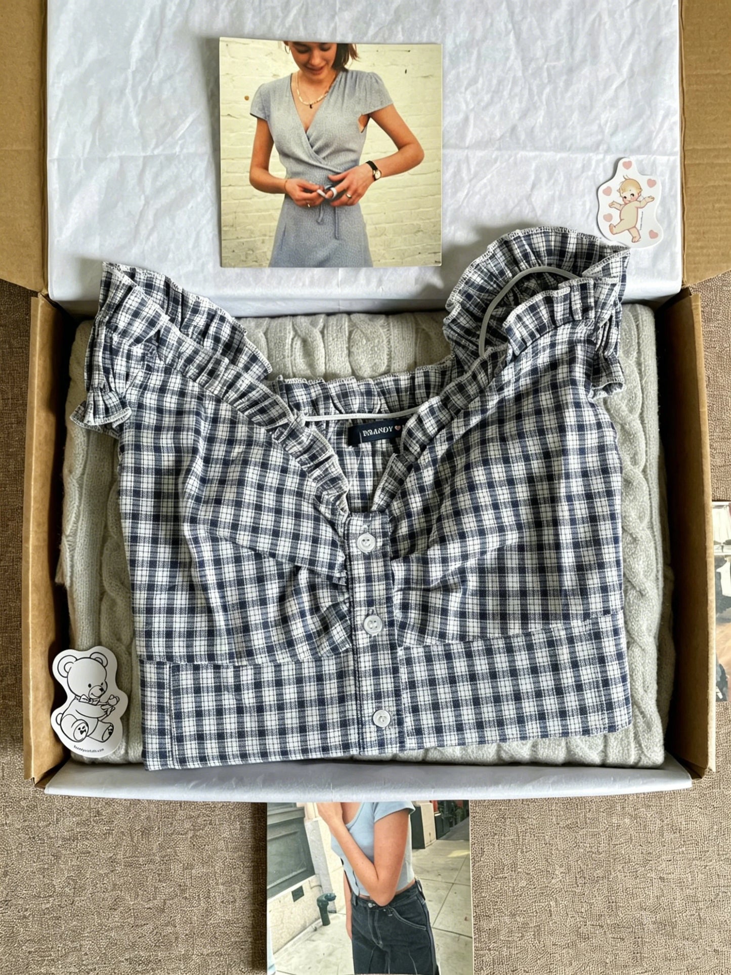 Folds Plaid Ruffle Sleeveless Blouse Top Women Streetwear Casual Single Breasted Tank Tops Cute Sweet Preppy Style Camisole Y2K
