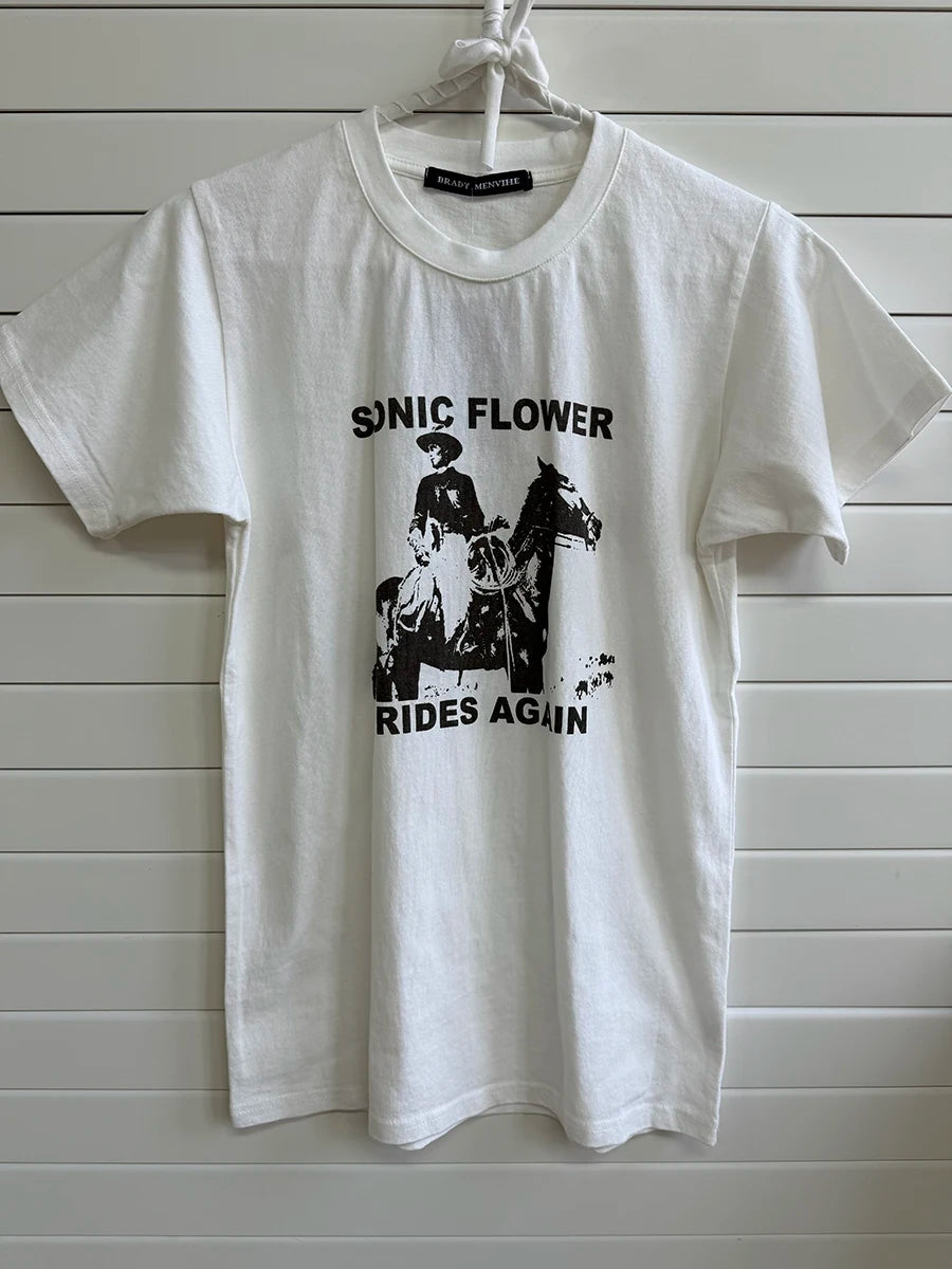 Vintage Letter Graphic Crop Top Women Summer Casual Round Neck Short Sleeve Short T-shirt Female Retro Classic Cotton Tops Chic