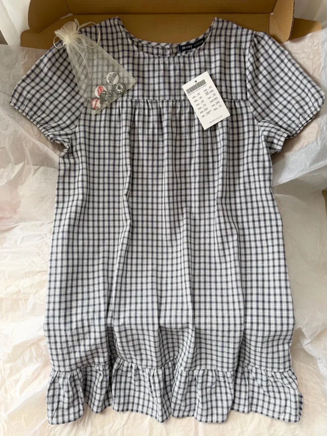 Chic White Puff Sleeve Dress Women Simple Casual Loose Ruffle Hem Cotton Dresses Y2K Clothes Cute Sweet Preppy Style Vestidos
