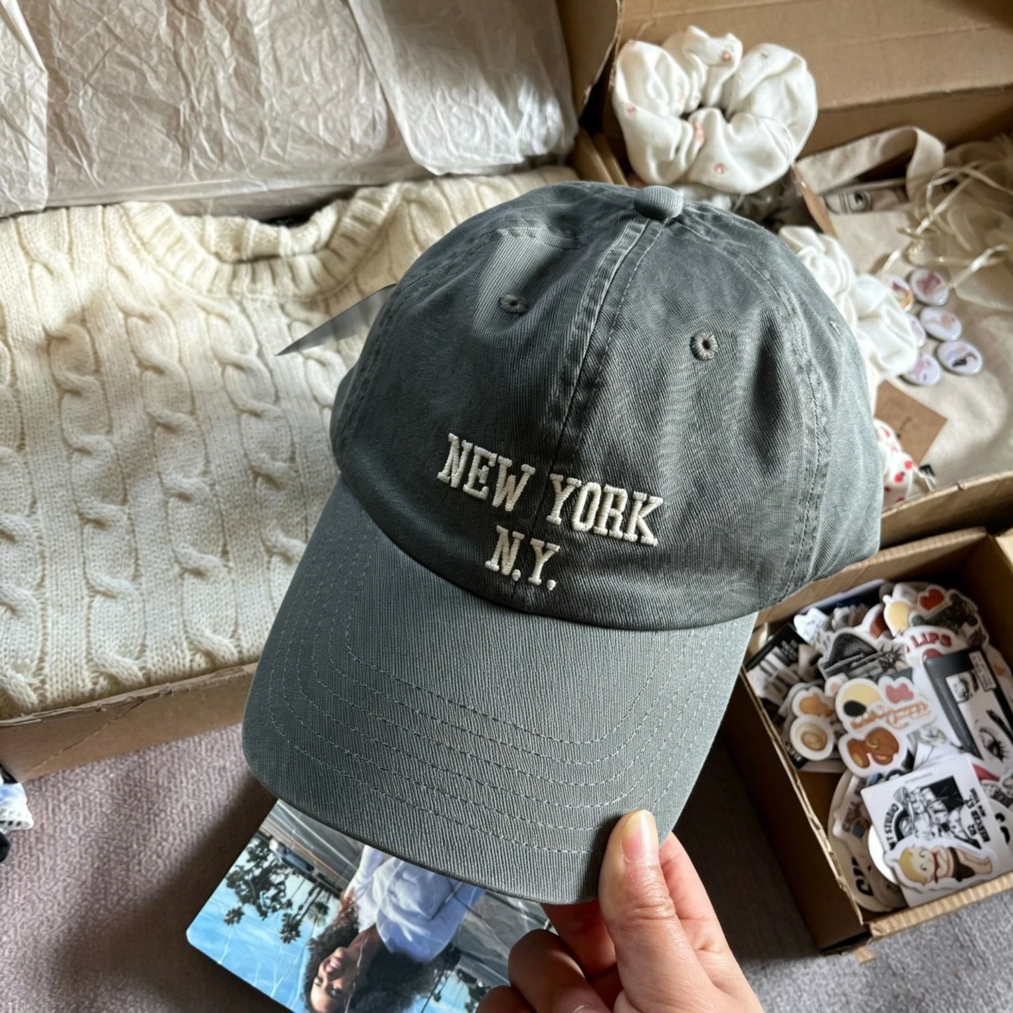American Vintage Baseball Cap Women Simple Casual Letter Embroidery Sunscreen Hat Femme Sweet Preppy Style Snapback Hats y2k
