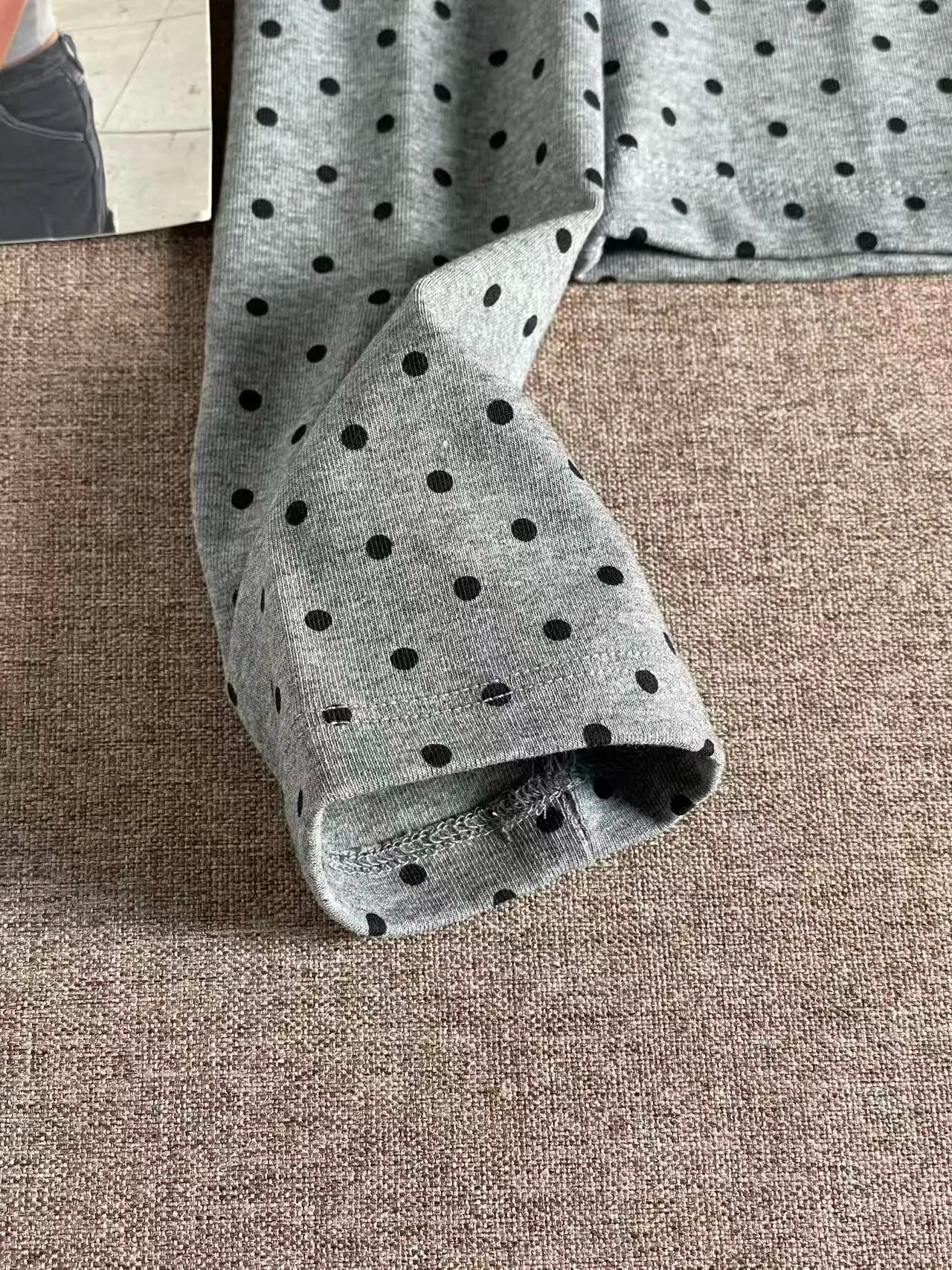 Polka Dot V-neck Long Sleeve Tees Women Casual Streetwear Simple Cotton Slim Buttons Tops Vintage Sweet Cute Tshirts Y2K