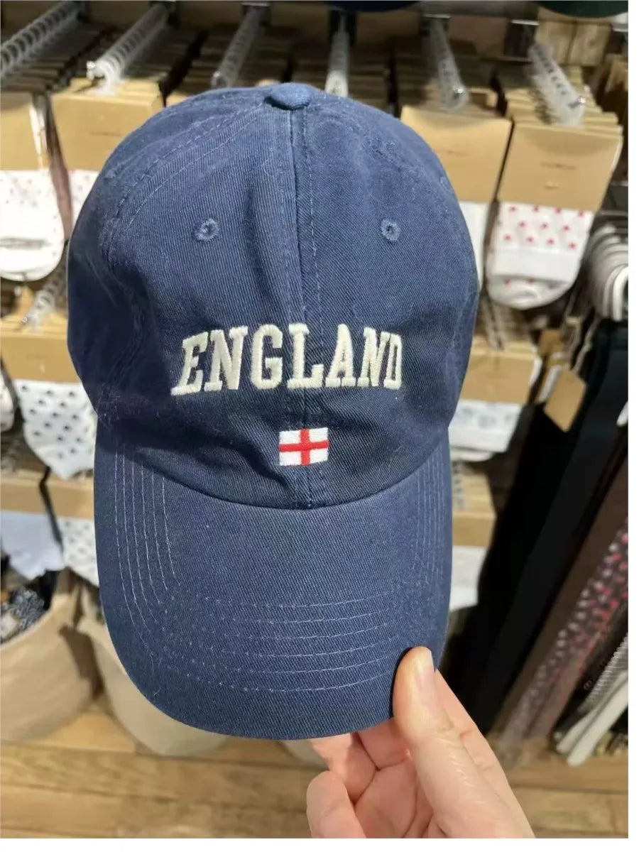 Letter Embroidery Red Baseball Cap Women Casual Preppy Style Sunscreen Hat Femme Vintage Streetwear Sweet Snapback Hats Y2K New