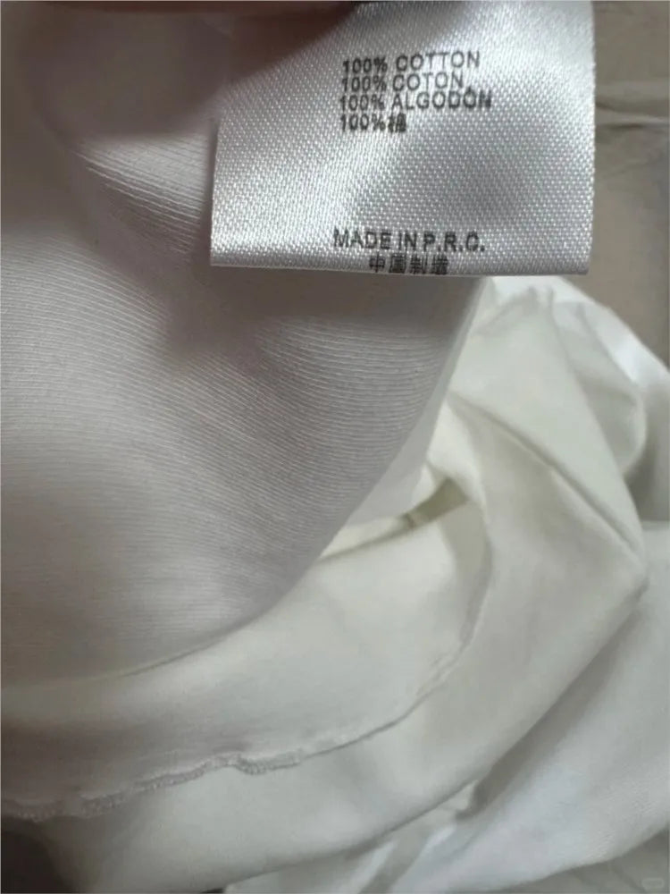 Lace Trim Fungus Slim T-shirt Women Simple Casual White Bow V-neck Short Sleeve Tee Shirts Female Sweet Cute Cotton Crop Tops