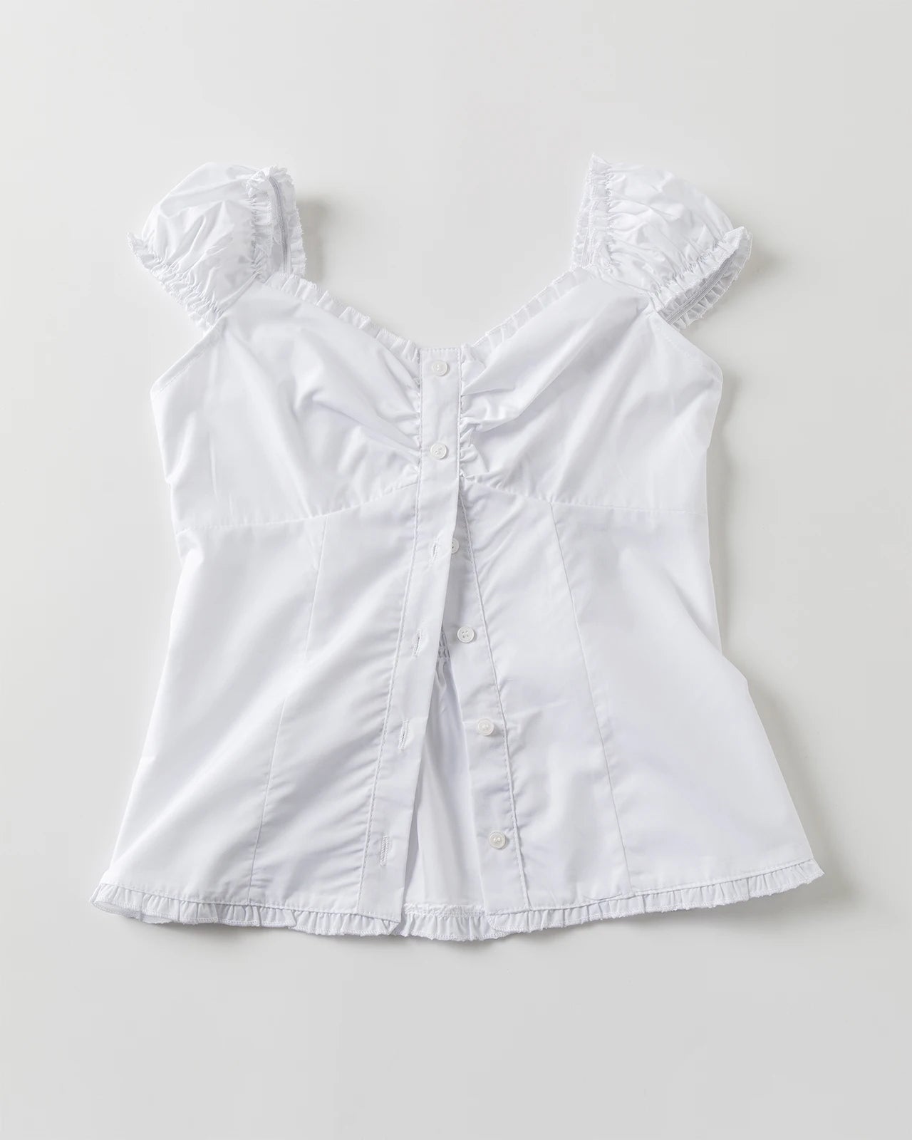 Red Floral Folds Buttons Blouse Vests Women New Casual Single Breasted Ruffle Sleeveless Tank Tops Sweet Cute Elegant Camis OOTD