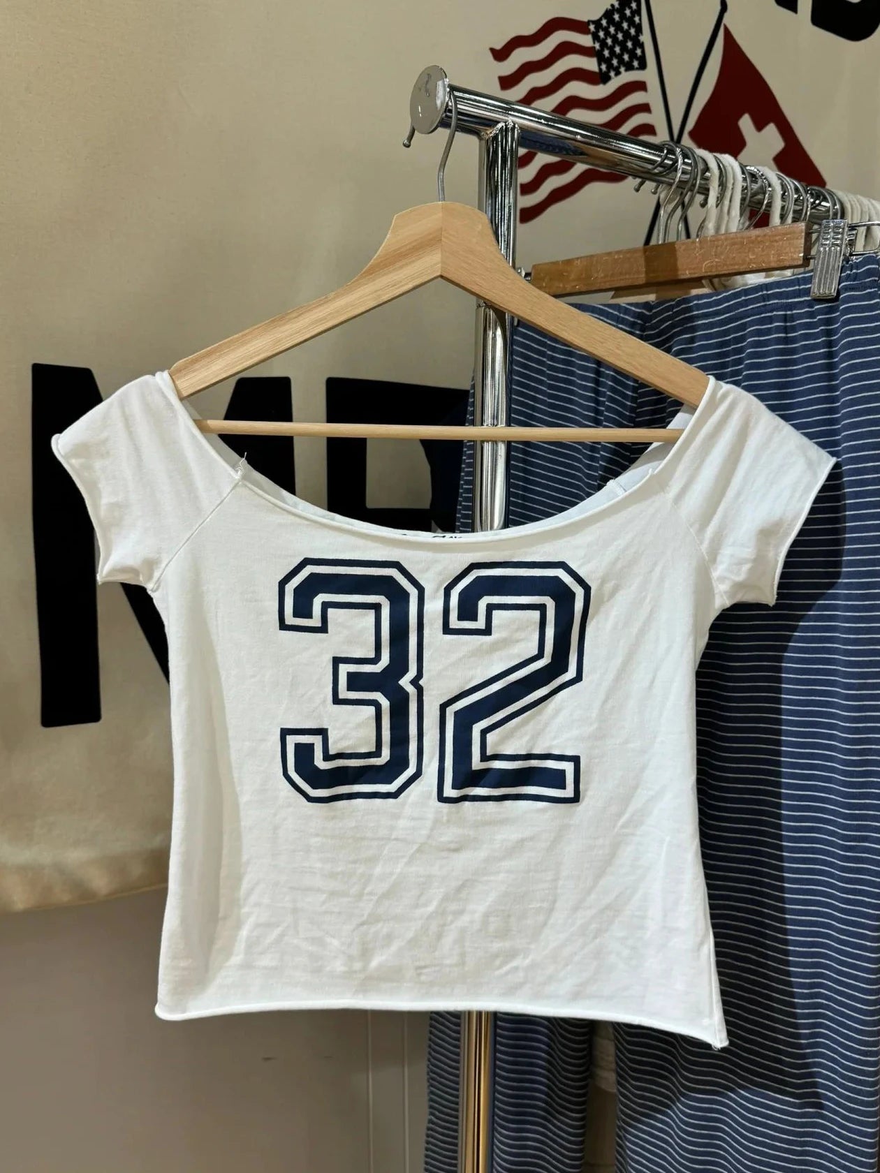 Guitar Print Slash Neck Crop Tops Women Summer New Streetwear Cotton Slim Raw Hem Short Sleeve Tee Sweet Vintage Cute T-shirts