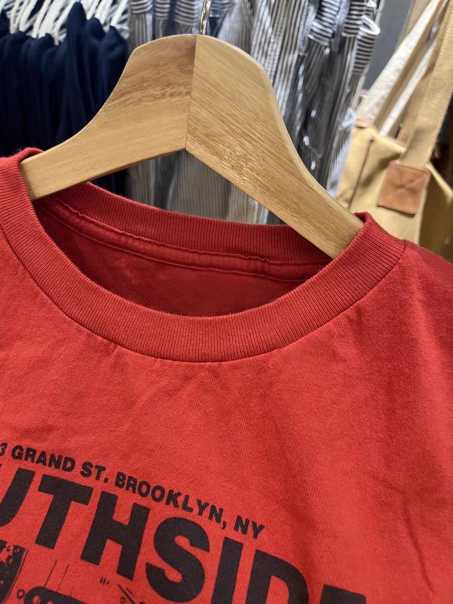 Sweet Guitar Letter Print Red T-Shirt Women Summer New O-neck Cotton Short Sleeve Tee Shirts Vintage Streetwear Tshirt Y2K Tops
