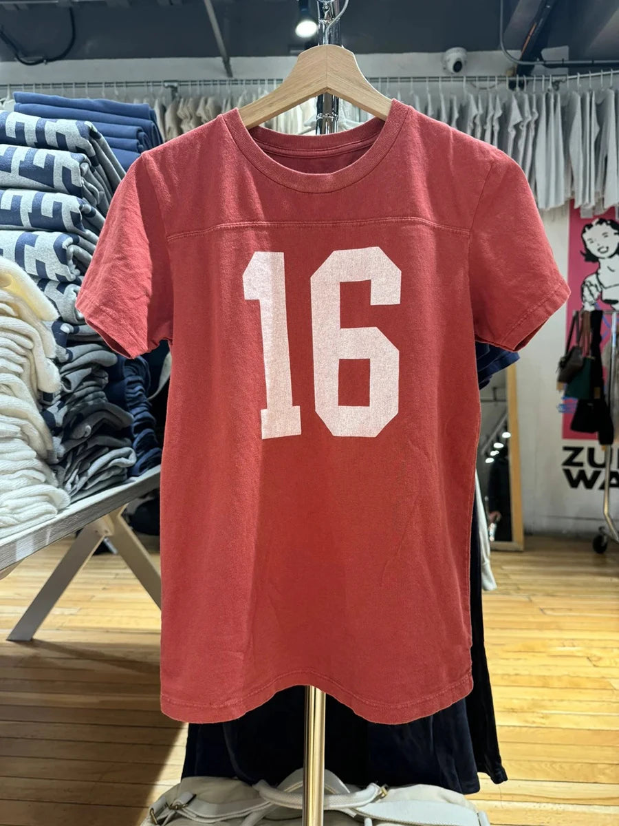 Red Cowboy Print Cotton T-Shirt Women Summer New Casual O-neck Short Sleeve Tee Shirts Vintage Preppy Style Cute Tshirt Y2K Tops