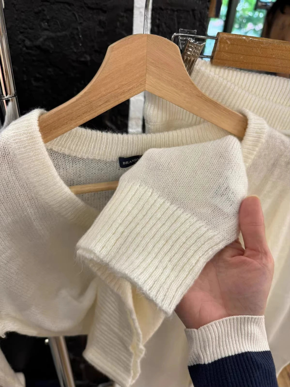 Beige V-neck Knitted Sweater Women Fall Winter Casual Soft Long Sleeve Jumper Tops Sweet Simple Basic Sweaters Female New