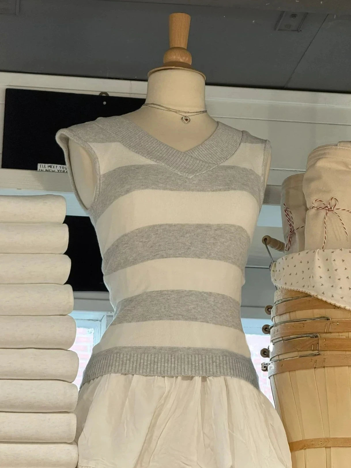 Gray Knitted Slash Neck T-shirts Women Summer New Casual Streetwear Short Sleeve Tees Vintage Sweet Cotton Chic Tshirt Y2K Tops