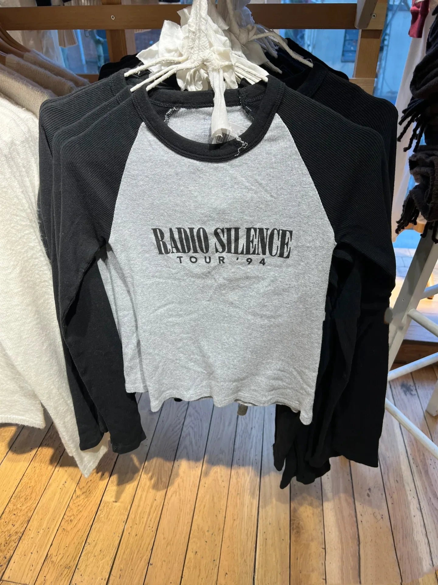 American Rock Graphic Long Sleeve T-shirts Women Autumn New Vintage Print Cotton Ribbed T Shirt Female Retro Chic Slim Y2k Tops