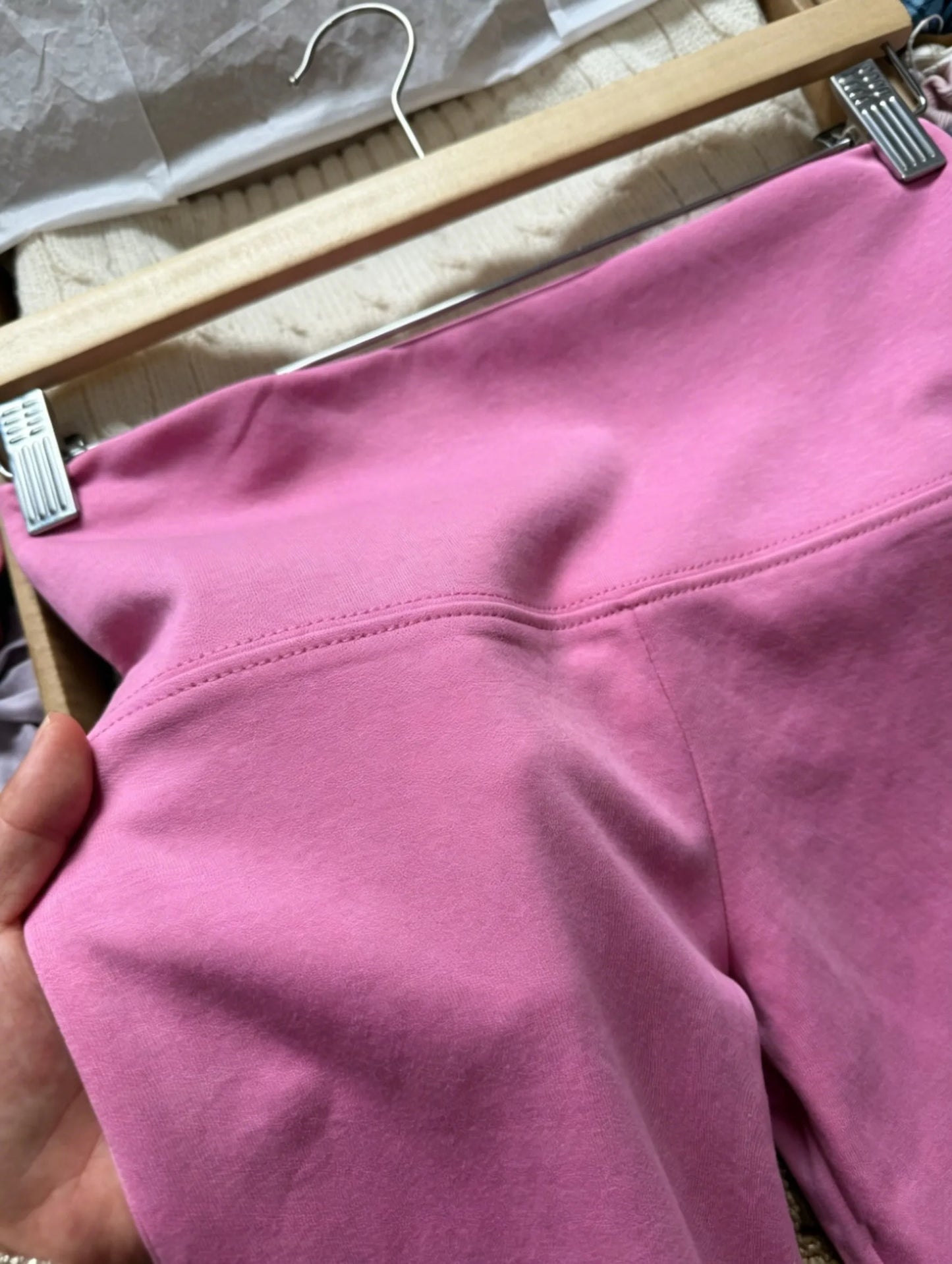 Solid Flip Up Skinny Cotton Yoga Pants Women Casual Simple Elastic High Waist Flare Pant Sweet Cute Straight Sport Trousers Y2K