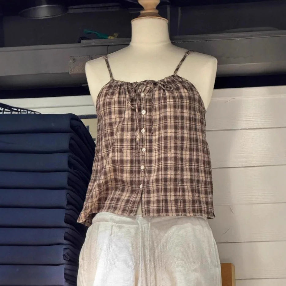 Sweet White Lace-up Ruffles Tank Tops Women Summer New Cotton Sexy Slim Buttons Strapless Vests Cute Vintage Preppy Camisole Y2K