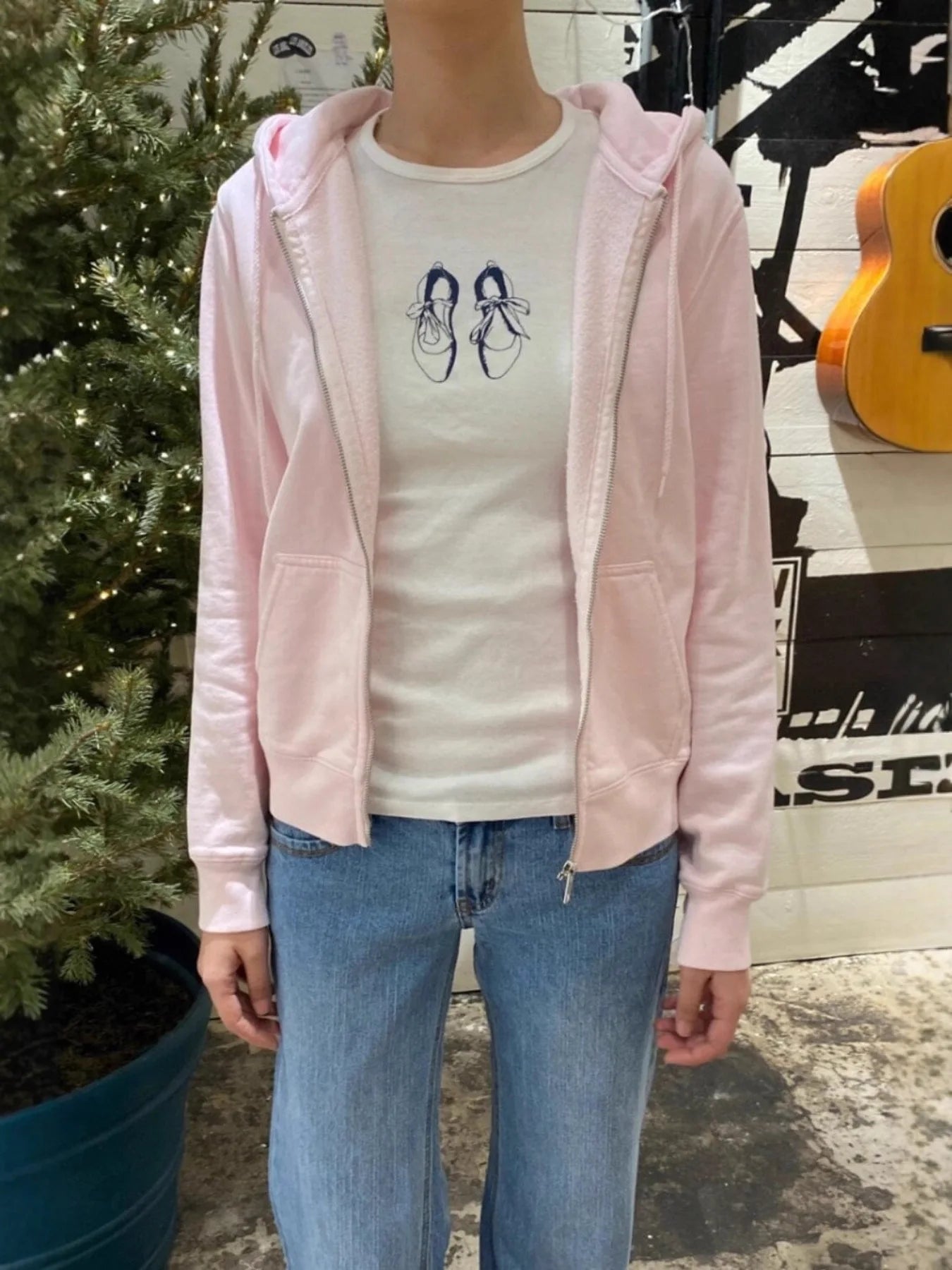 Sweet Electric Blue Zipper Hoodies Women Autumn Pockets Drawstring Hoodie Tops Vintage Loose Preppy Style Y2K Sweatshirts Coat