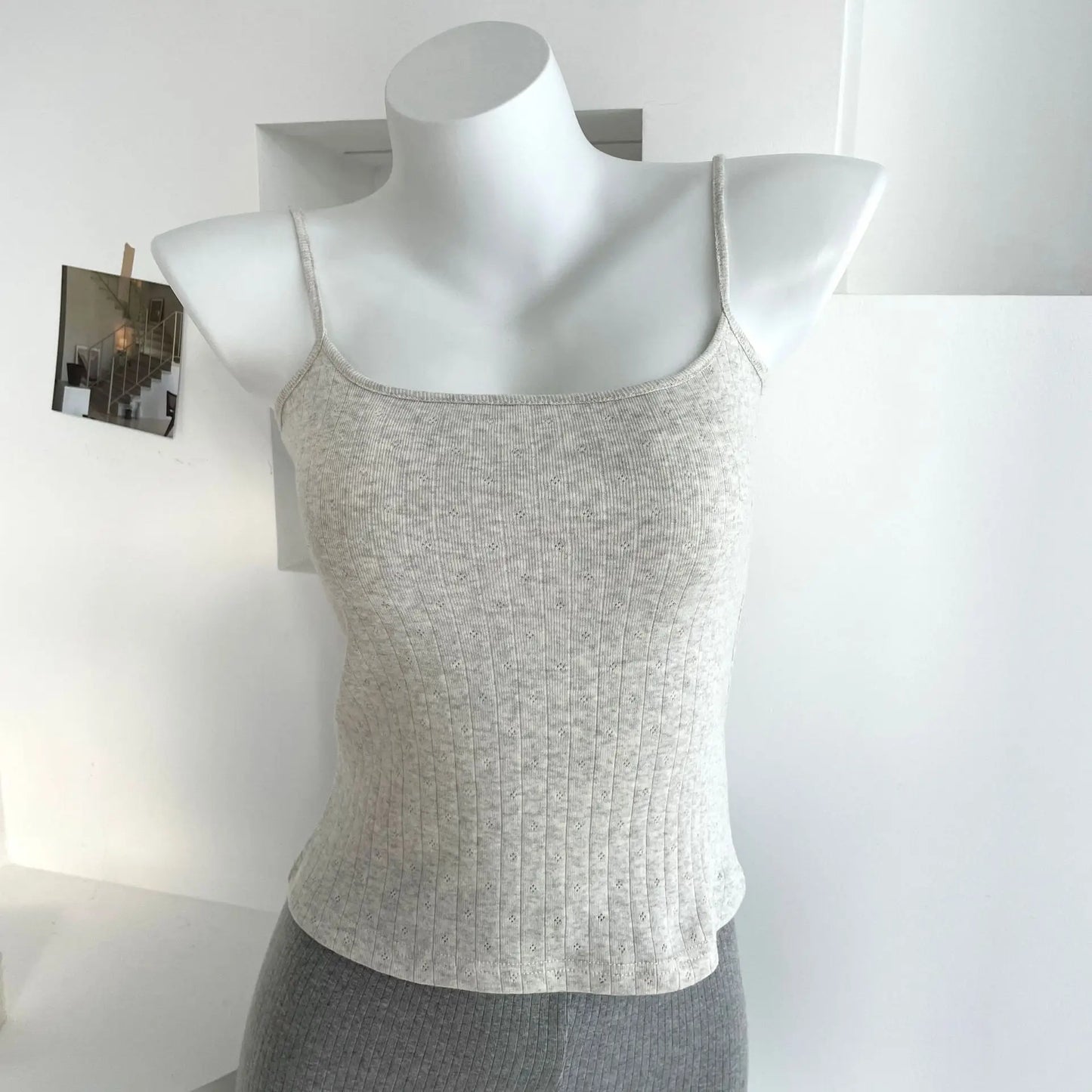 Square Collar Floral Print Camisole Women Summer Simple Streetwear Slim Cotton Sleeveless Vests Sweet Preppy Style Tank Tops