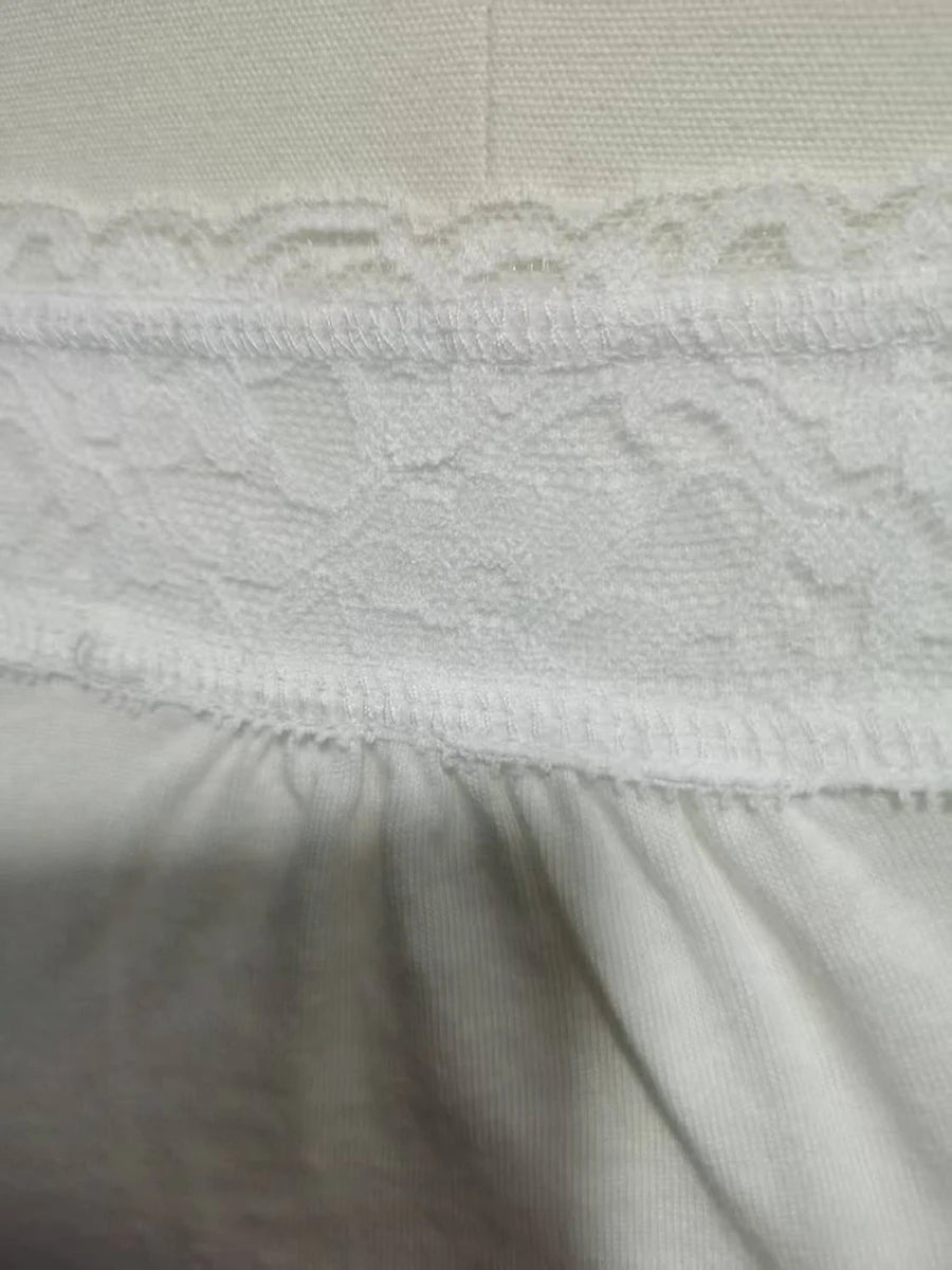 Lace-trimmed Strapless Tops Women Cotton Soft Slim  White Sexy Sleeveless Camisole Sweet Cute Chic Tube Tops Y2K