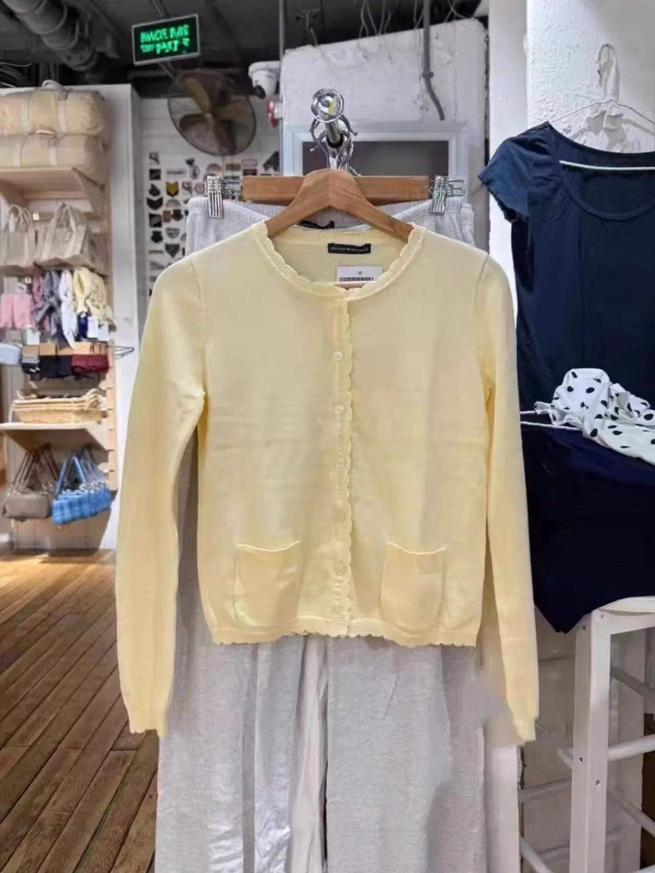Simple Pockets Slim Knitted Sweater Cardigan Woman O-Neck Long Sleeve Cotton Sweaters Sweet Preppy Style Knitwear Coat Y2K Tops
