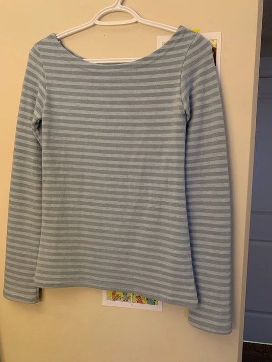 Striped Slim Long Sleeve Tees Women Casual Simple Cotton Crew Neck Tshirt New Tops Clothes Sweet Cute Preppy Style T-shirts Y2K