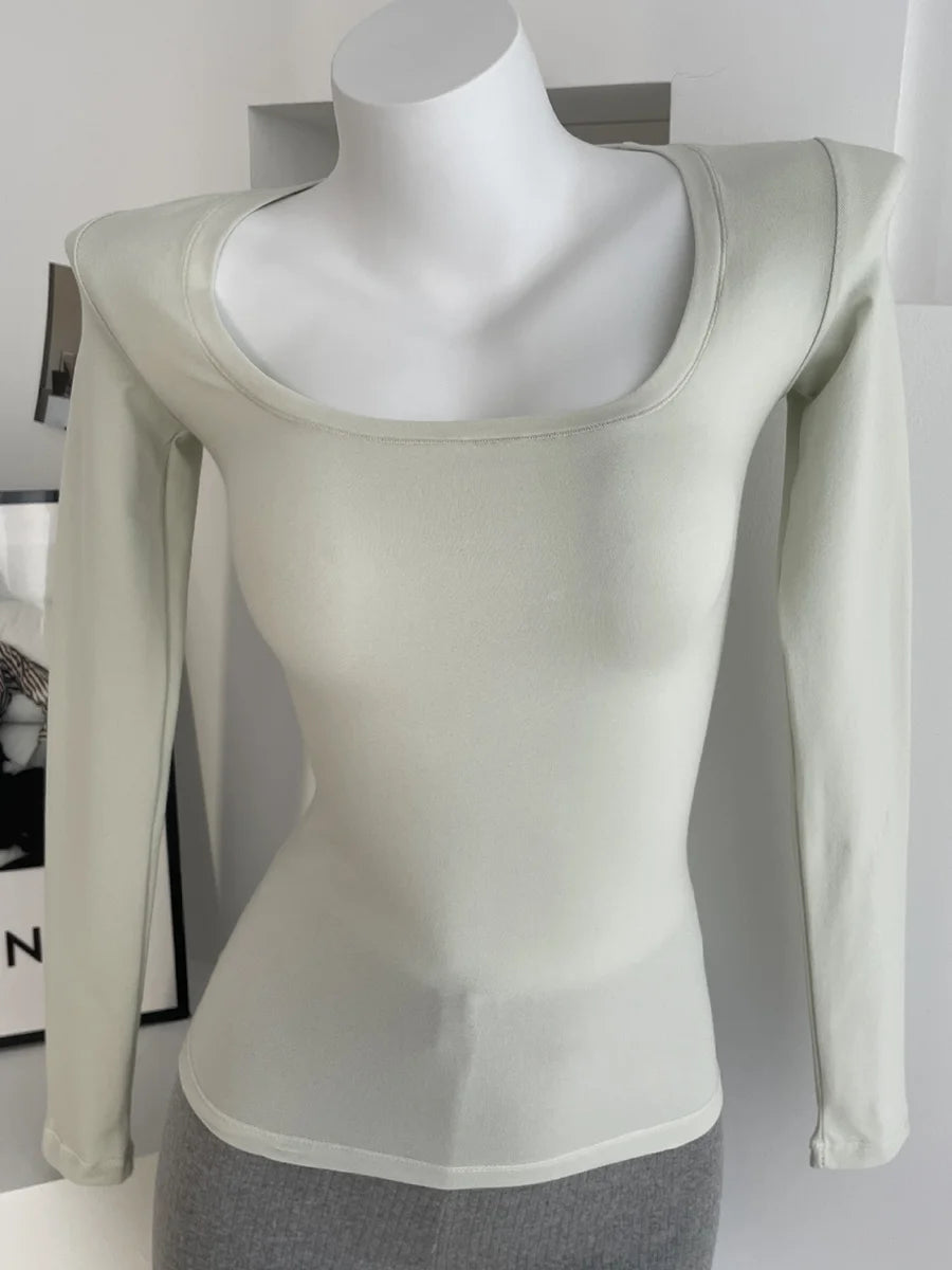 Solid Skinny Cotton T-shirt Pant Set Woman O-neck Long Sleeve Tee+Foldover Flare Yoga Pant Sport 2 Piece Sets Can mix and match